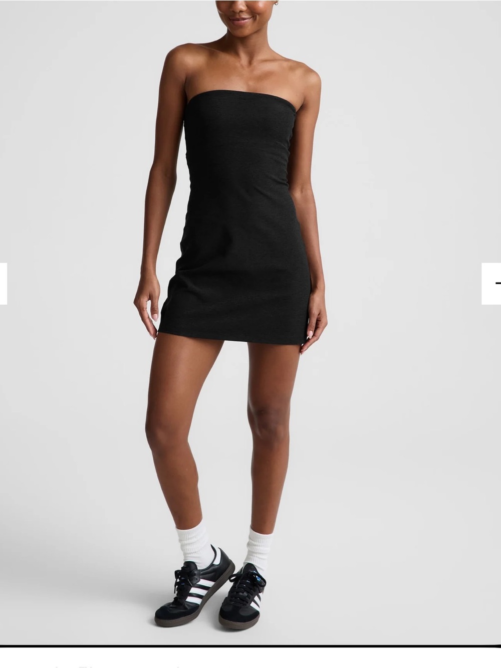 NWT BEYOND  YOGA  S . joy Strapless Mini Dress - Black